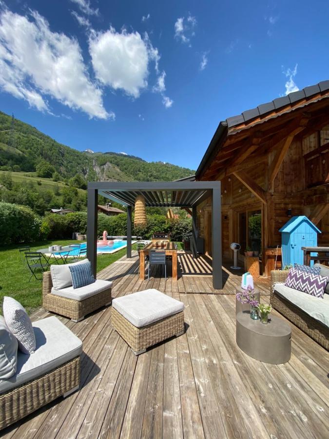 Grand chalet à la montagne Bourg-Saint-Maurice Extérieur photo